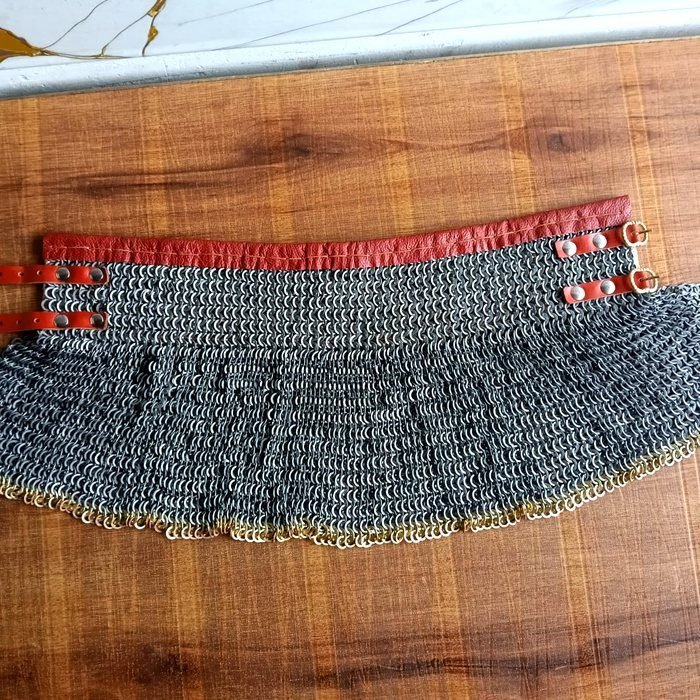 Handmade chainmail collar